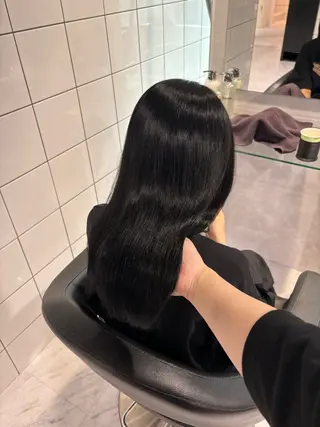 ミディアム カラー 表参道♡暗髪^ྀི 艶カラー♡アユミのヘアスタイル