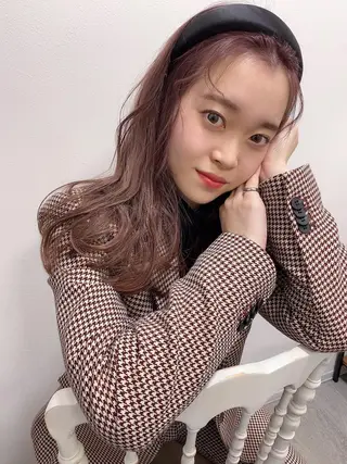 セミロング ヘアアレンジ umu.所属・plumu. ♡【プリュム】のヘアスタイル