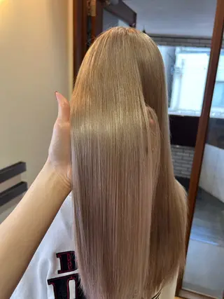 ロング カラー 🎀たな 🧸のヘアスタイル