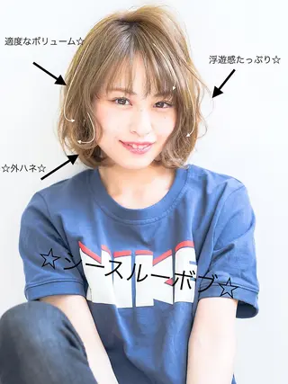 ミディアム マーブル東京 三軒茶屋 美容室のヘアスタイル