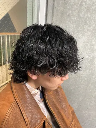 パーマ メンズ メンズモテパーマ💙 fuwaのヘアスタイル