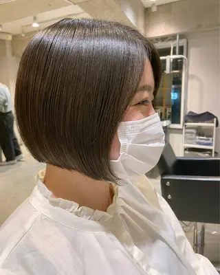 ショート カラー なかまみさと 🌼極上ヘッドスパのヘアスタイル