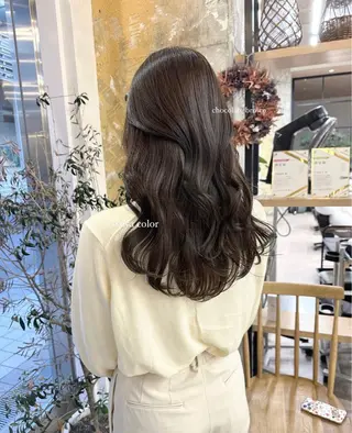 ロング rio￤ブラウン￤暗 髪￤縮毛矯正🌙のヘアスタイル