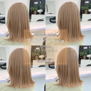 ミディアム カラー ヘアアレンジ ブリーチボブNo.1 🥇/KOHEIのヘアスタイル