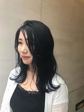 ロング E N T E R所属・🌕髪質改善/透明感 @ENTER大名のヘアスタイル