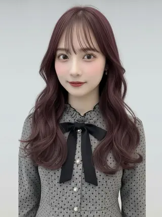 ロング カラー ブリーチなしWカラー /Hitomi☻のヘアスタイル