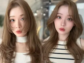 ロング カラー ブリなしWカラー✨️ 髪質改善【タケル】のヘアスタイル