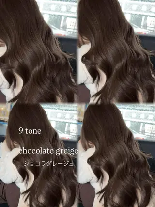 ロング カラー COALL nex the salon所属・Riria✨ 透明感カラーのヘアスタイル