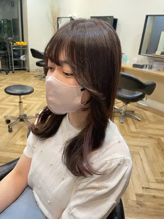 セミロング 韓国ヘア/レイヤー 🇰🇷/艶髪/長橋のヘアスタイル