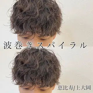 ショート パーマ メンズ Dxxxx III所属・女性目線の大人 メンズ*Ayakaのヘアスタイル