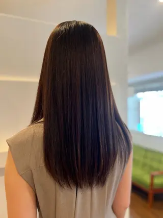 ロング 馬場 麻奈美のヘアスタイル