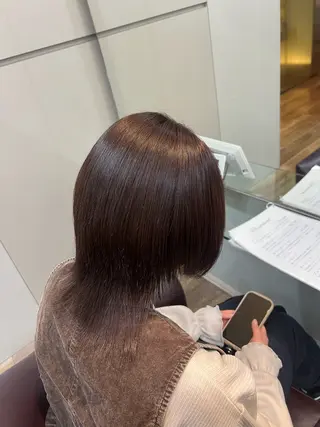カラー hair&make first 山形所属・安部 流唯のヘアスタイル