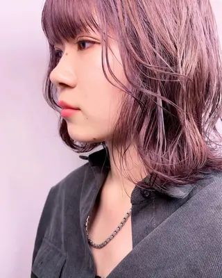 ミディアム カラー tension 【テンション】のヘアスタイル