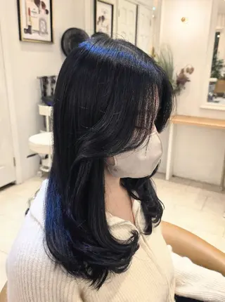 セミロング GRITTERs 泉中央店所属・ロング/小顔レイヤー /カットモデル泉中央のヘアスタイル