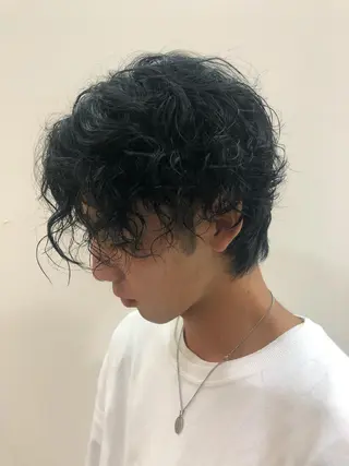 パーマ メンズ 原宿美容室Cura所属・パーマ美容師🌈中村 絢美のヘアスタイル