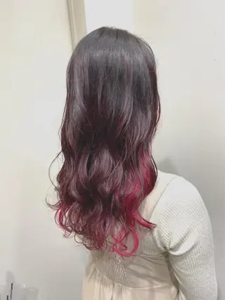 ロング カラー ブリーチ縮毛矯正/ デサキ ショウヘイのヘアスタイル