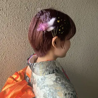 ショート ヘアアレンジ chouette/ 根本優希のヘアスタイル