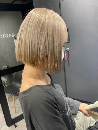 ショート カラー bAteAu所属・💎透明感カラー💎 bAteAu あまねのヘアスタイル