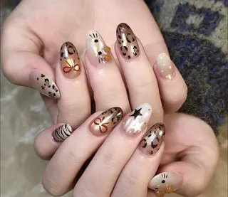 ネイル By moonネイル 🌷ワンホン/韓国風のネイルデザイン