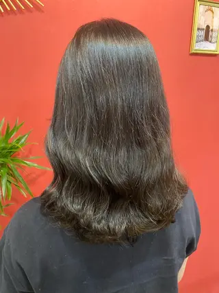 ミディアム 大久保 愛のヘアスタイル