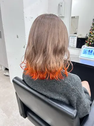 ミディアム someya 🥀のヘアスタイル