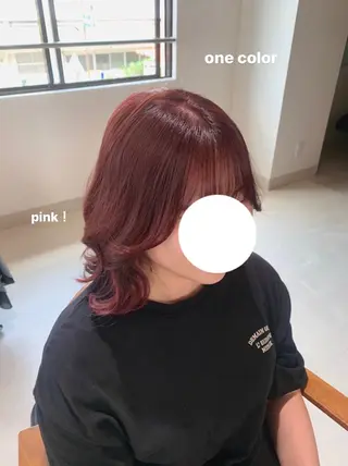 ミディアム annuy MIHANAのヘアスタイル