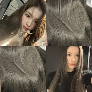 ロング カラー 💖大人韓国ヘア💖 韓国艶カラー【銀座】のヘアスタイル