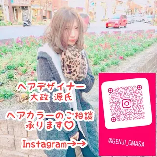 セミロング MAHALO hair ID salon所属・大政源氏🌈✨ Genjiのヘアスタイル