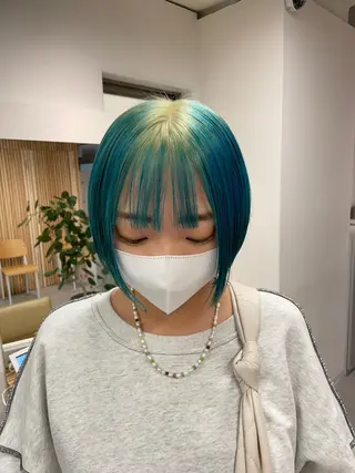 ショート カラー ヘアアレンジ スズキ シオリのヘアスタイル