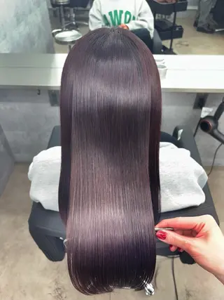 ロング カラー 髪質改善/韓国 ﾚｲﾔｰ/店長/原島のヘアスタイル