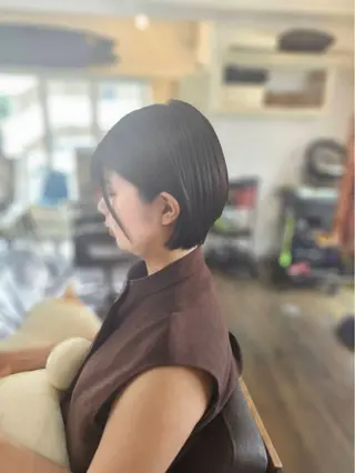 ミディアム カラー 楽流頭ofhair mikuのヘアスタイル