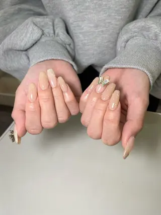 ネイル 0203ムニムサン 💙Harukaのネイルデザイン