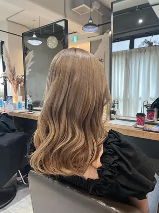 ミディアム カラー 阿部 翔一郎/暖色系カラーのヘアスタイル