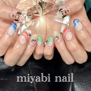 ネイル miyabi nail 桂川駅近くのネイルデザイン