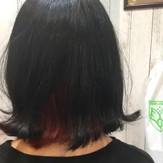 ミディアム カラー embrace エンブレイスのヘアスタイル