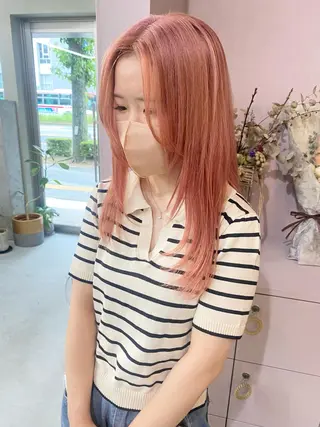 ロング カラー qulim所属・前橋 姫奈のヘアスタイル