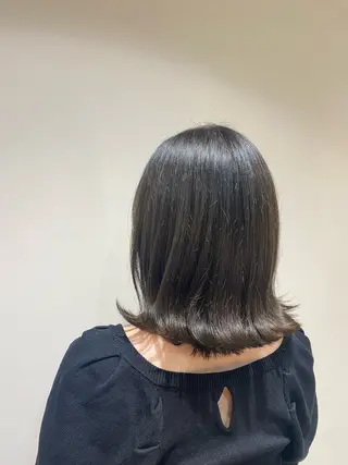 ミディアム カラー カットモデル 🦋‪熊田 史織のヘアスタイル