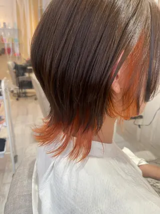ショート カラー 🌈安藤愛/透明感 艶カラー🫧ROWのヘアスタイル