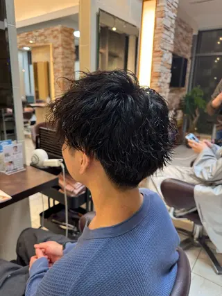 パーマ メンズ ⭐️透明感カラー/ パーマ⭐️宮野翔のヘアスタイル