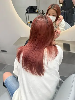 カラー 艶ブリーチ/表参道 ハイトーン /実乃梨のヘアスタイル