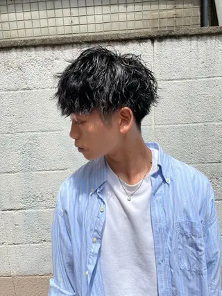 ミディアム 渋谷 メンズヘア⭐️ タニグチヨシユキのヘアスタイル