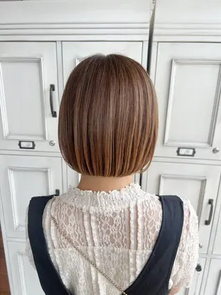 ショート レディース特化 ナチュラル☘︎︎芹七のヘアスタイル