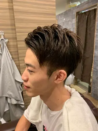 ショート メンズ 銀座マツナガ所属・五十嵐 蒔穂のヘアスタイル