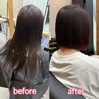 ミディアム カラー 似合わせボブ🎀🫧 千葉 優希のヘアスタイル