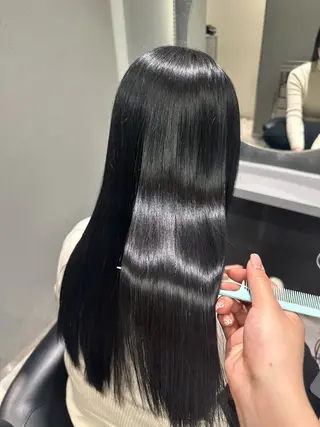 ロング カラー 韓国ヘア🎀艶髪 RISAのヘアスタイル