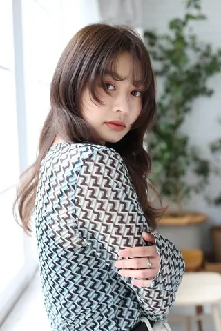 パーマ ロング 💗ルシードスタイル REVE💗のヘアスタイル