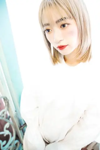 ショート カラー パーマ ヘアアレンジ メンズ 表参道Lise おおいしおりのヘアスタイル