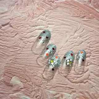 ネイル ⭐︎休業中の練習⭐︎ JNA認定講師髙橋のネイルデザイン