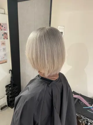 ショート ブリーチ🔥ベージュ /グレー/daikiのヘアスタイル