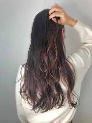 ロング カラー 酸性ストレート/ブリ ーチなし/中村 匠のヘアスタイル